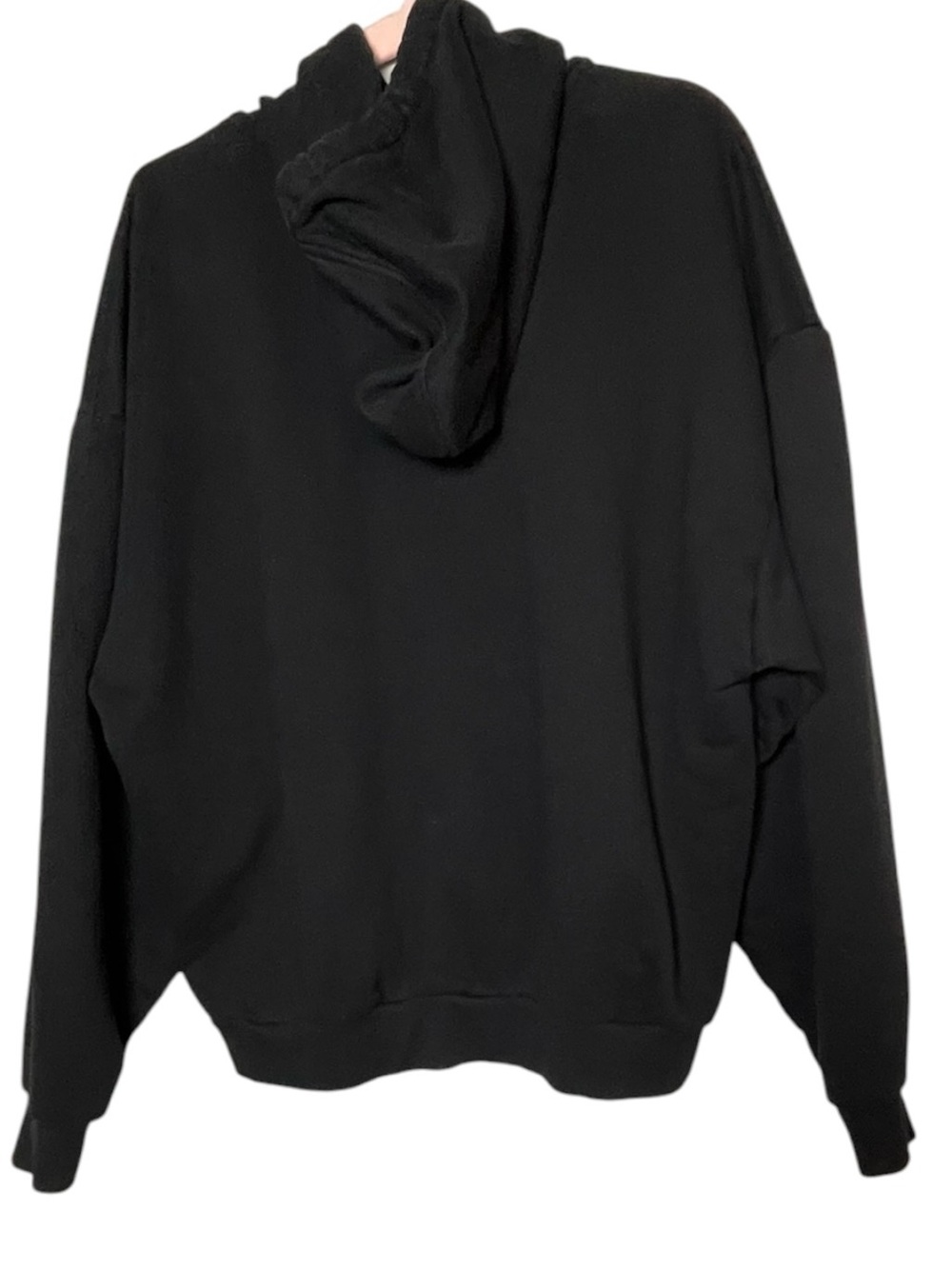 Alo Yoga Black Oversized Hoodie Size Large Athleisure Pullover Sweatshirt - Picture 3 of 4